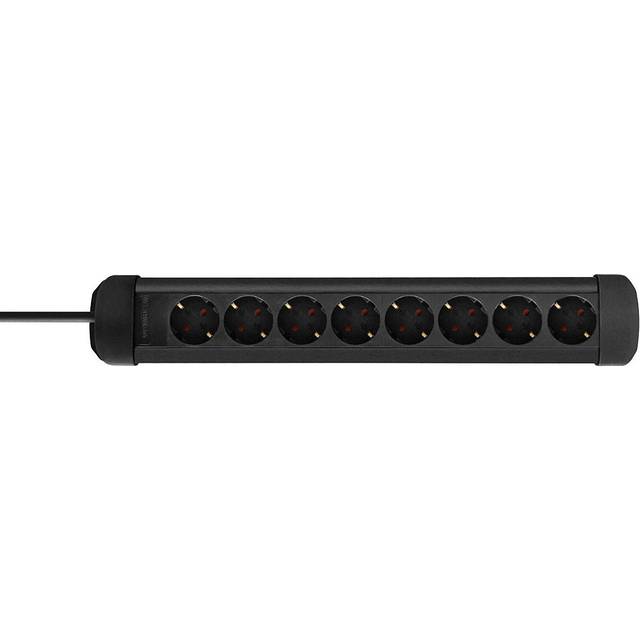 8-uttag 230V grenuttag med Schuko strömuttag (1x CEE 7/7  8x CEE 7/3) | 5,00 meter