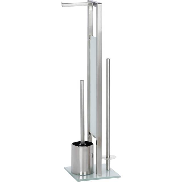 toilet roll holder and brush Rivalta70 cm stainless steel matt silver