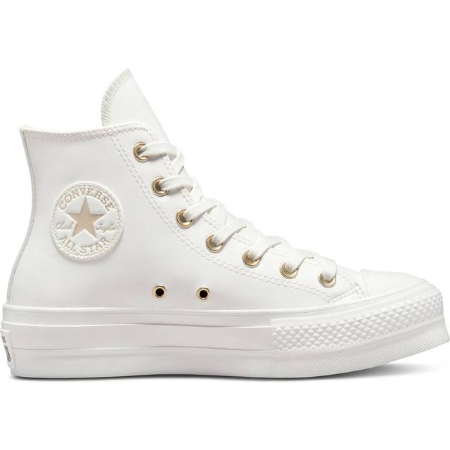 Chuck Taylor All Star Lift Mono High Top Trainers - Ecru - 36 (3.5)