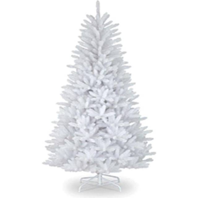 6FT Alaskan Pine White Christmas Bushy Looking Artificial Tree with Metal Stand