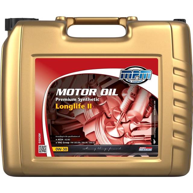 MPM Premium Synthetic Longlife II 0W-30 Motorolja Dunk 20 l - Motorolja - VW - Kia - Mitsubishi