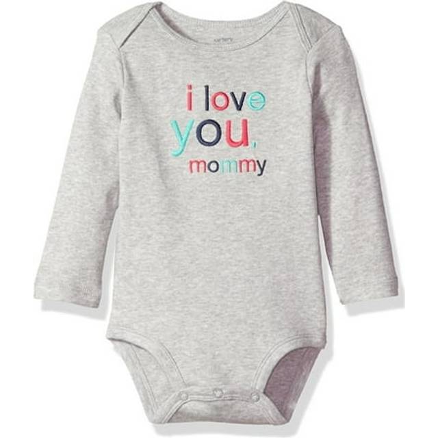 Carter's Baby Girls' Slogan Bodysuit (118g072)  Love You Mommy  6 Months