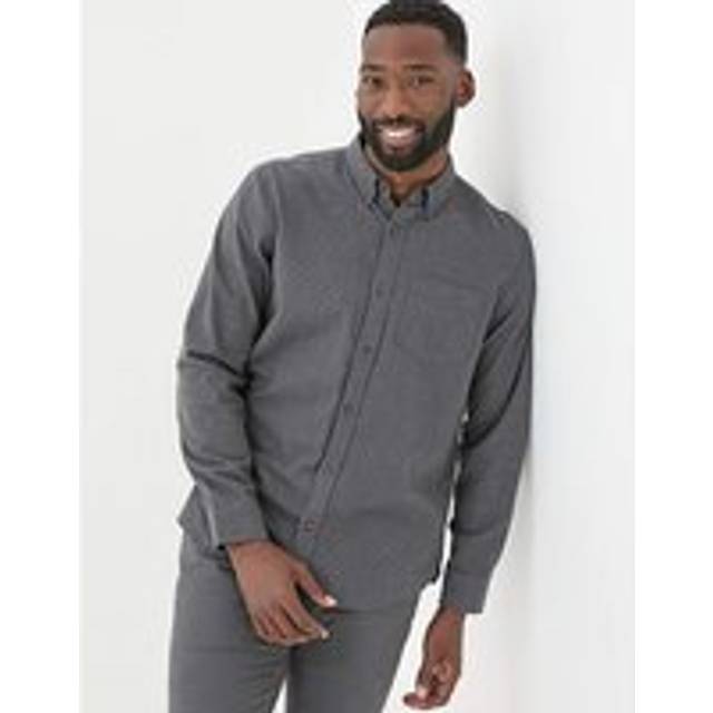FatFace Tadlow Puppytooth Shirt Grey - FatFace - Size: M