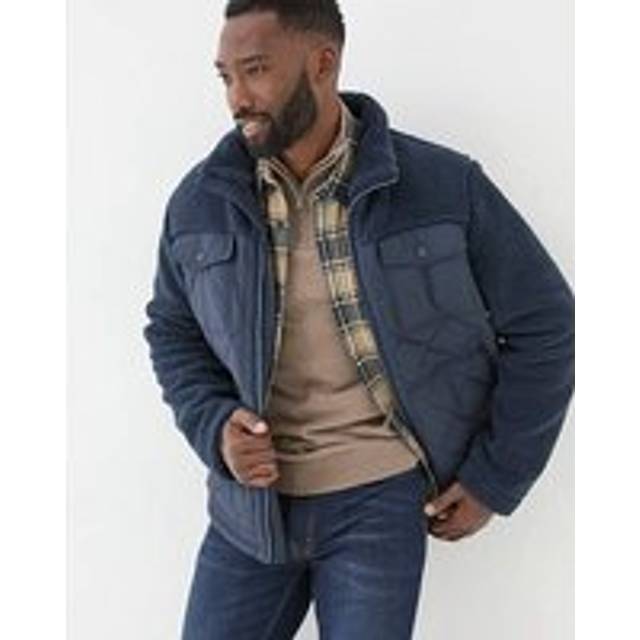 FatFace Calgary Borg Jacket Navy - FatFace - Size: 3XL TALL