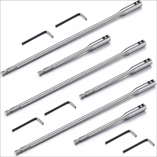 Drill Bit Extension 6, 12 Inch Drill Bit Set Wood Spade Bit Set (12)