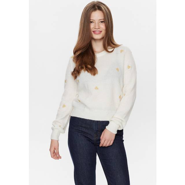 N�mph - Strik - Nu Holly Pullover - Cloud Dancer