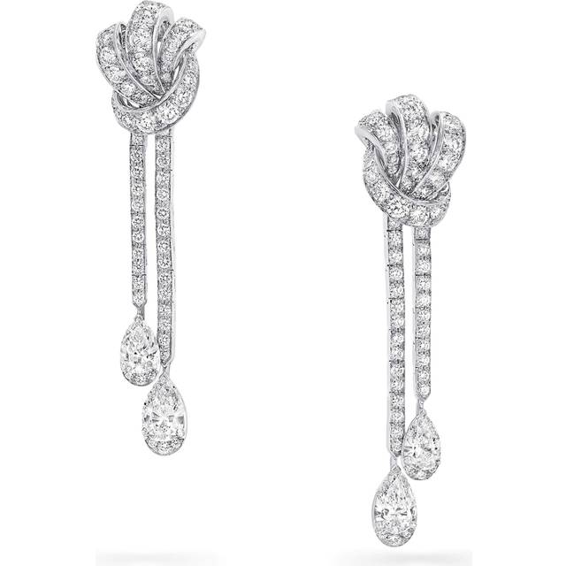 Graff White Gold and Diamond Tilda's Bow Earrings - One size