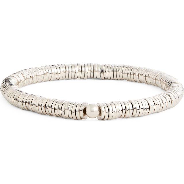 Tateossian Rhodium-Plated Sterling Silver Bracelet - M