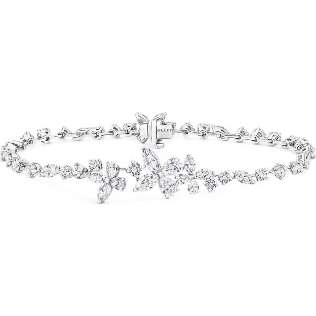 Graff White Gold and Diamond Butterfly Bracelet - One size
