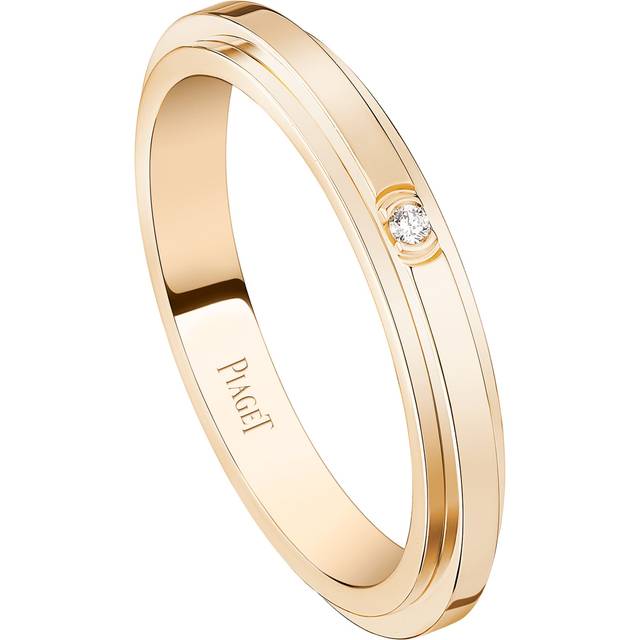 Piaget Rose Gold and Single Diamond Possession Ring - 48