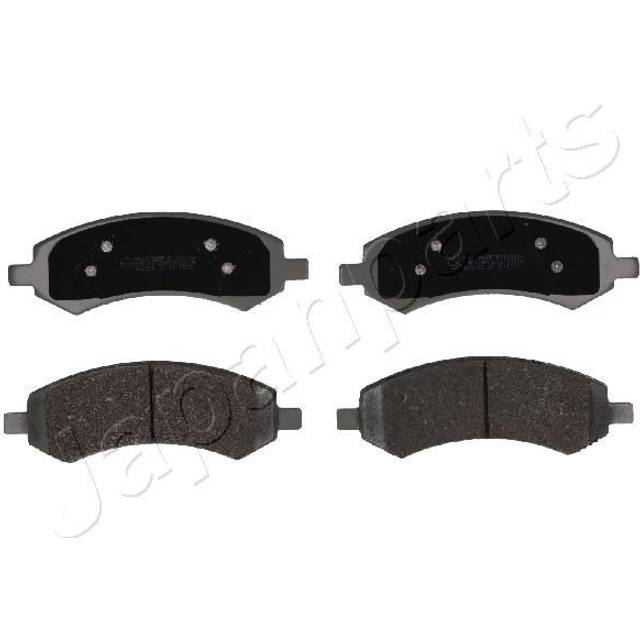 Brake pad set, disc brake PA-0096AF Japanparts PA0096AF