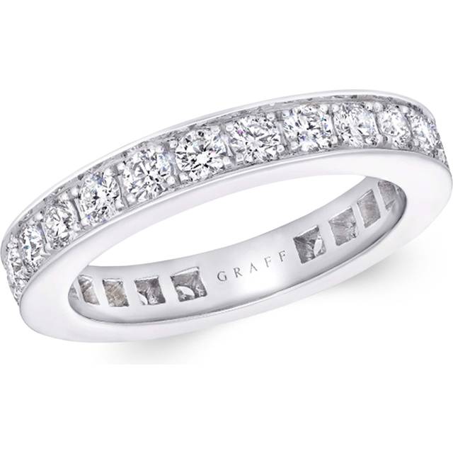 White Gold and Diamond Classic Graff Wedding Ring - 47