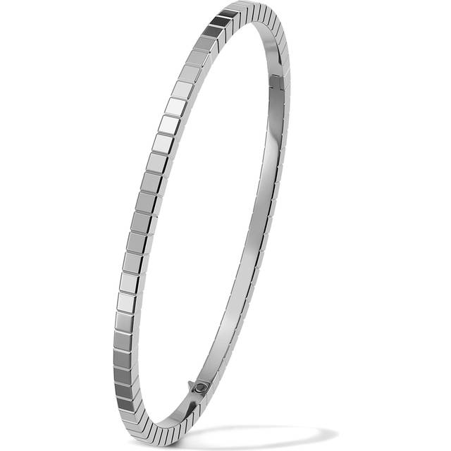 Chopard White Gold Ice Cube Bangle - One size