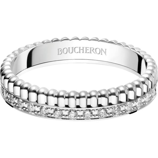 Boucheron White Gold and Diamond Quatre Radiant Wedding Band - 47