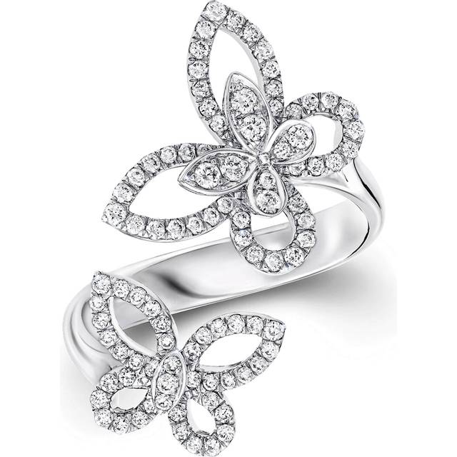 Graff White Gold and Diamond Butterfly Ring - 48