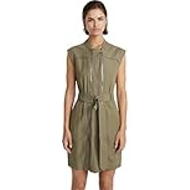 Bodycon Ribbed Knitted Tank Dress - Brown - Women - XS
