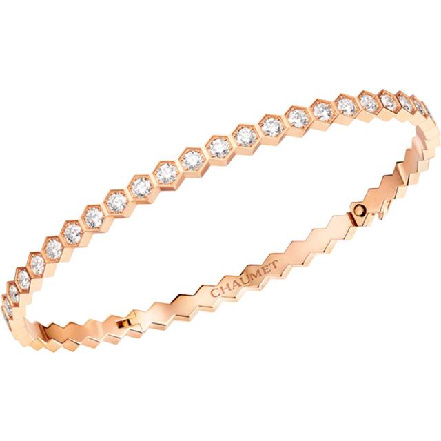 Rose Gold and Diamond Bee de Chaumet Bangle - 16