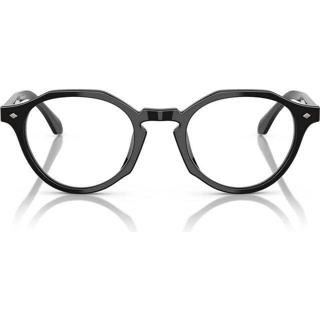 Giorgio Armani Man AR7264U 5875 Optiska bågar Acetat Svart Transparent Pantor Normal