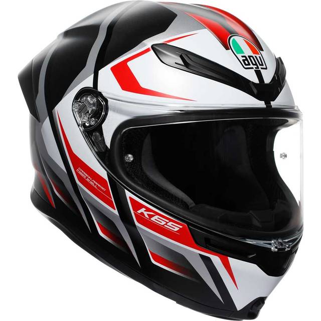 AGV K6 S Karve, full face helmet , color: Matt Black/White/Red , size: XS
