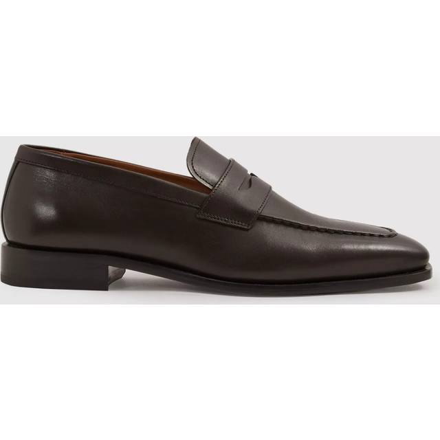 Reiss Gartlett Leather Slip-On Loafers