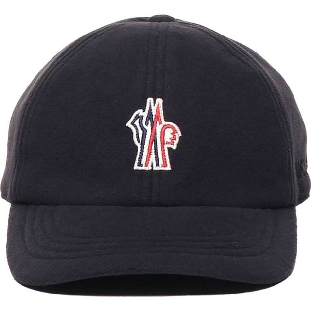 Moncler Grenoble - logo-patch cap - men - Cotton/Cotton - M - Black