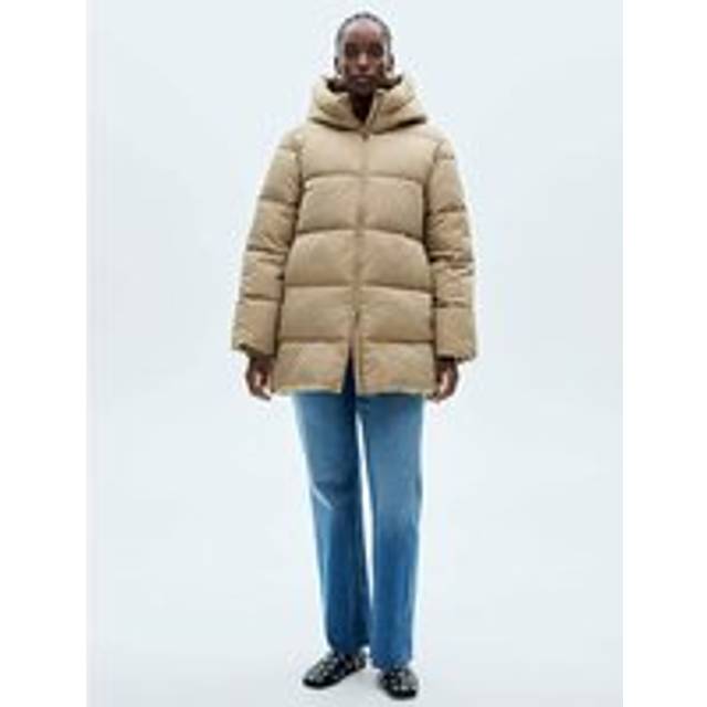 Mango Puffer Coat Tokyo - Beige - XL