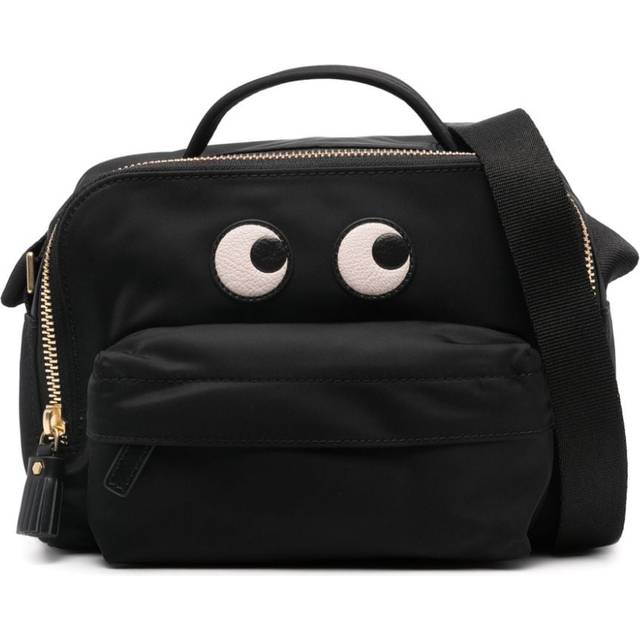 Anya Hindmarch - Eyes-patch cross body bag - women - ECONYL® - One Size - Black