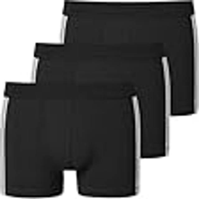 Schiesser 3-pack 95-5 Stretch Shorts - Black - 4XL