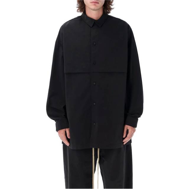Fear Of God, Skjorta, Herr, M, Nylon, Löst sittande skjorta - black (M)