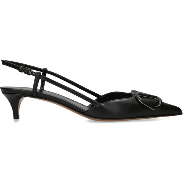 Valentino Garavani Vlogo Slingback Pumps 40 - Black - 35