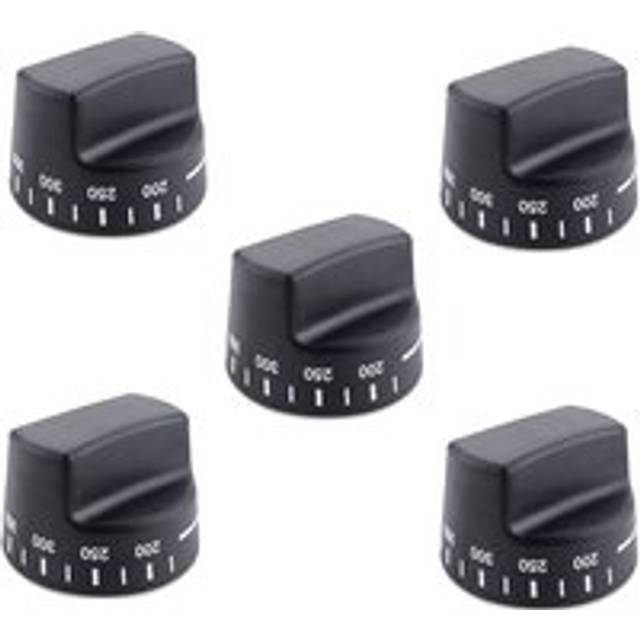 5X PB010099 Oven Thermostat Knob Part Replacement & Compatible with AP5315393, 810983 Models Black
