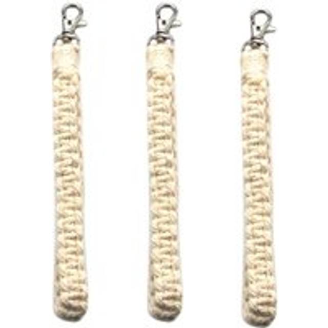 Tlily - 3 Pieces Macrame Keychain Handmade Boho Accessories Wristlet for Car Key Bag Pendant Purse Charm Unique Gift