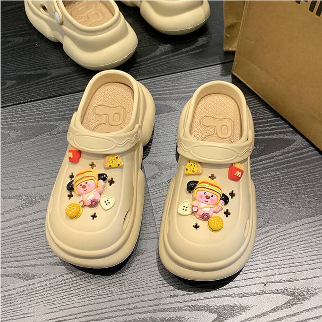 (Brown, 3637) Comfortable Lightweight Beach Clogs For Women In Trendy Colors For Summer Relaxation