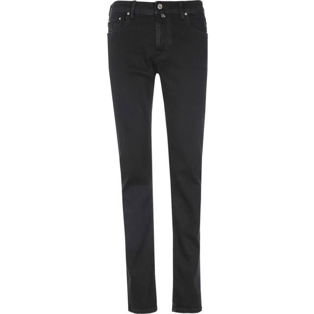 Jacob Cohen Bard Zip Jean in Black | Jacob Cohen - 38"