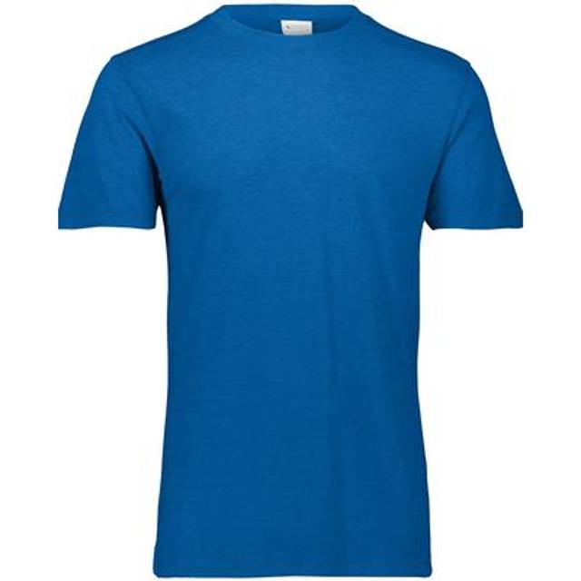 Augusta Tri Blend T-Shirt-heather royal-ys