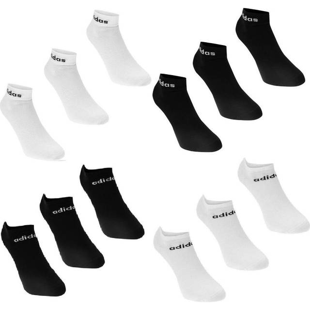 Adidas trainers no show mens ladies socks liner ankle uk 5.5-8 eu 39-42 b343
