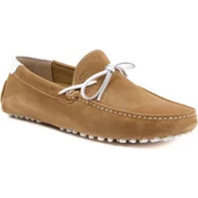 Dee Ocleppo, Loafers, male, Beige, 6 UK, Italian Suede Loafers with Rubber Soles