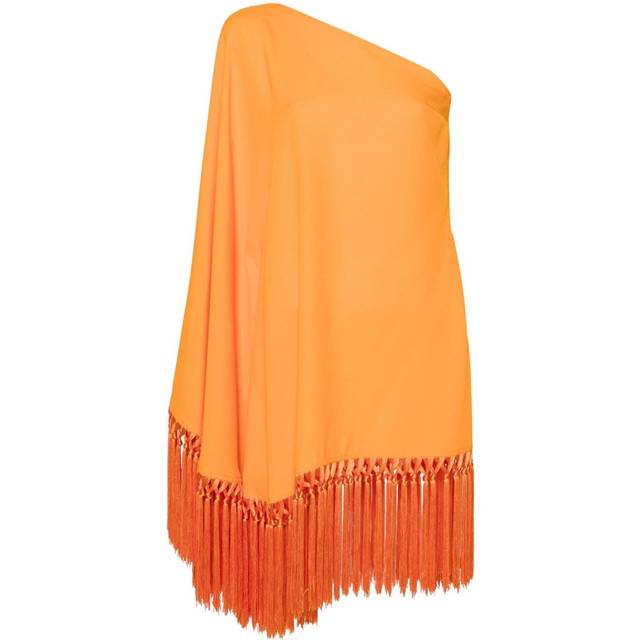 Taller Marmo - Piccolo Arno mini dress - women - Viscose/Acetate - 38 - Orange