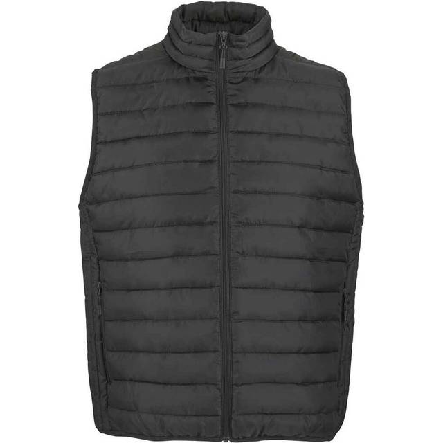 SOLS Mens Stream Body Warmer (Charcoal) - Size Large
