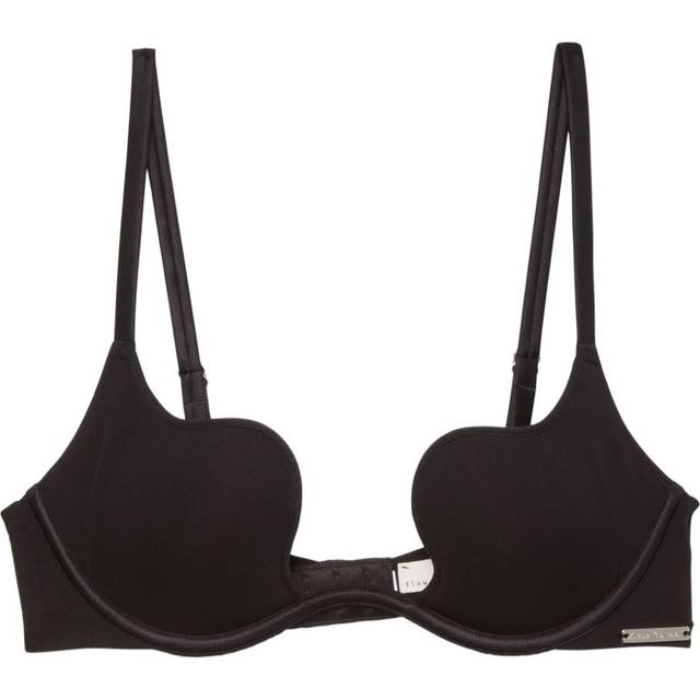 Fleur Du Mal - Le Stretch micro seduce U-plunge bra - women - Silk/Elastane - 36DD - Black