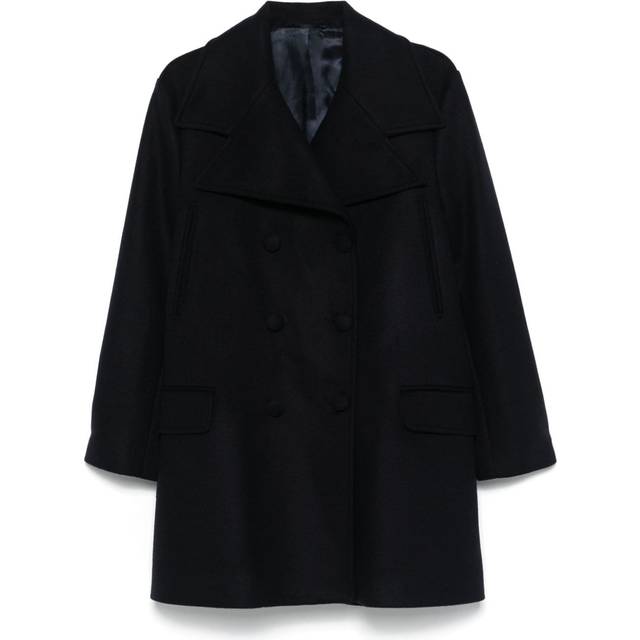 Officine Generale - Helene coat - women - Cashmere/Wool/Viscose/Cotton - 42 - Blue