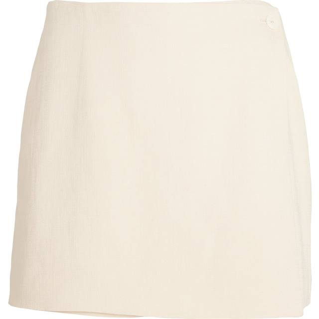 Claudie Pierlot Womens Naturels Straight-cut Flared Stretch-woven Skort 6
