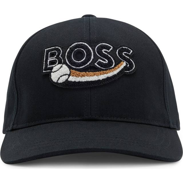 Boss Cotton Logo Baseball Cap - Black - One size