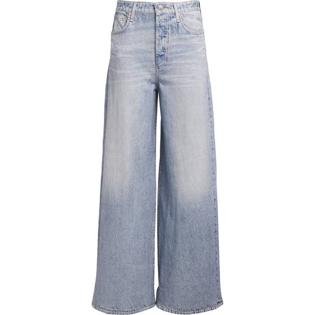 Rag & Bone Cropped Miramar Sofie Wide-Leg Jeans - Blue - 23