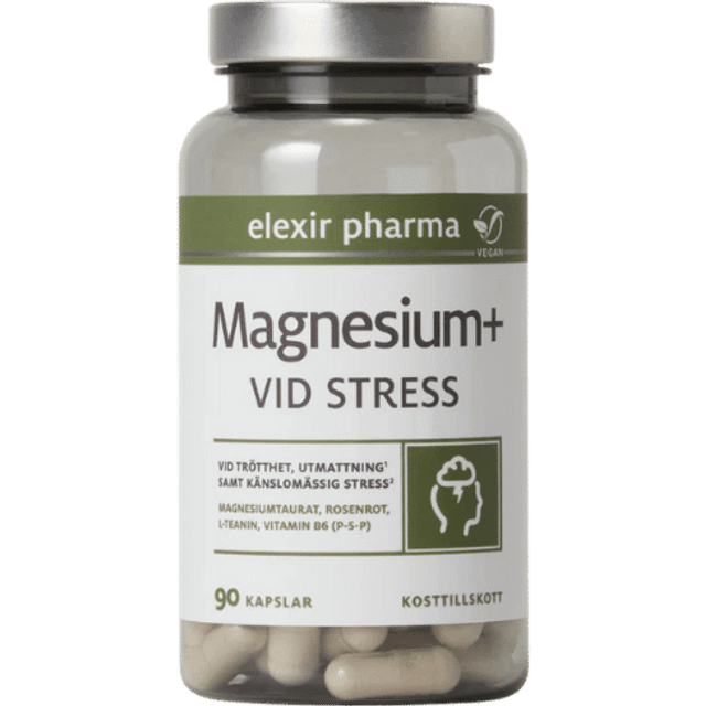 Elexir Pharma Magnesium+ Vid stress 90 st