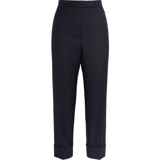 Thom Browne Cropped Tailored Trousers - Navy - 36