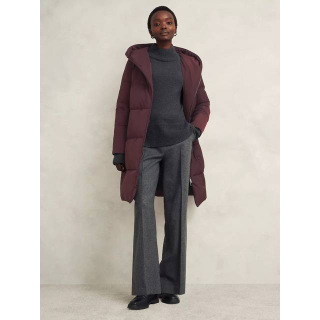 Hobbs Darla Puffer Coat, Wine