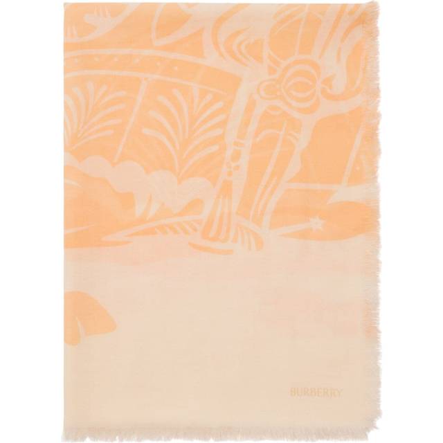 Burberry - EKD wool scarf - unisex - Wool - One Size - Neutrals