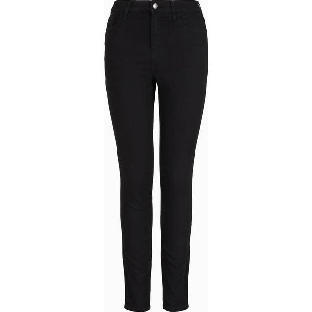 J20 high-waisted super-skinny leg jeans in stretch denim