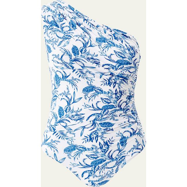 Melissa Odabash Arizona printed one-shoulder swimsuit